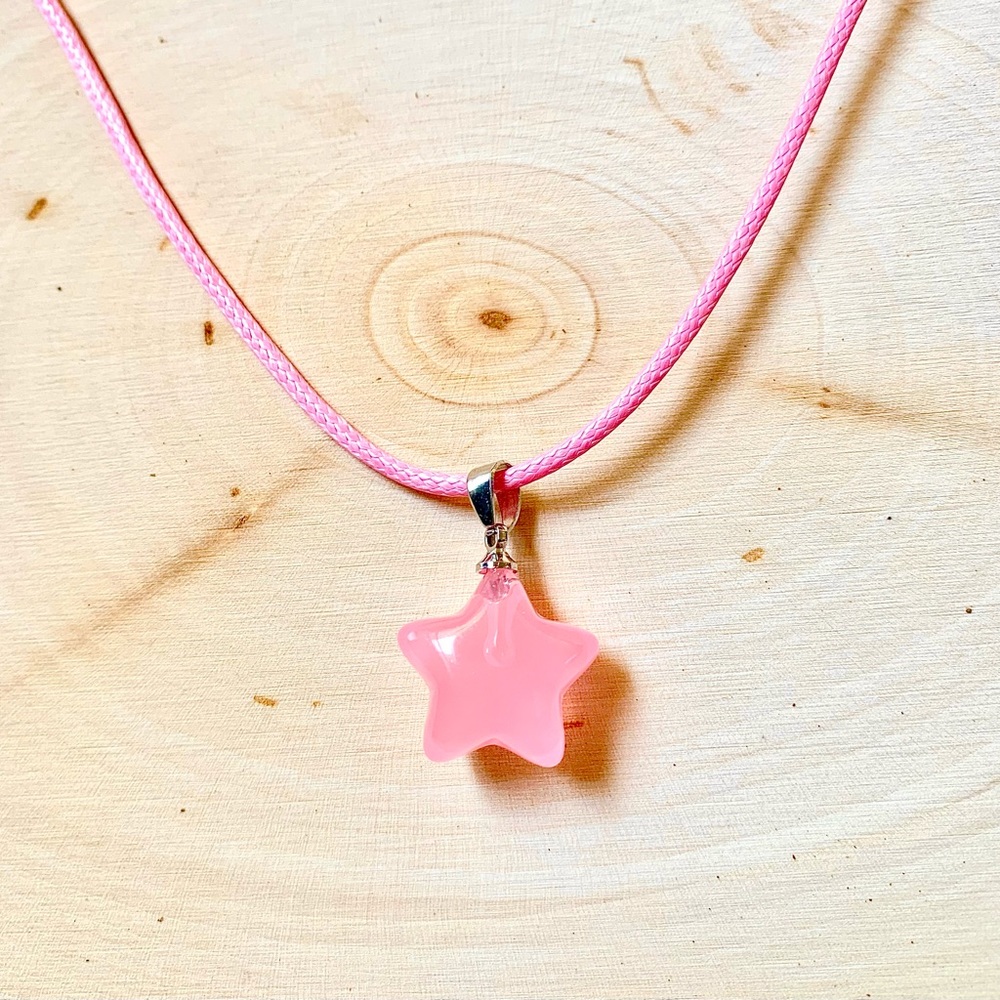 Pink Star Necklace
